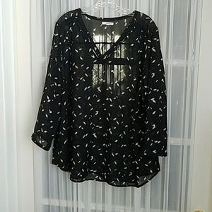 Maurices Sheer blouse